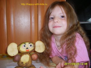 поделки из овощей и фруктов