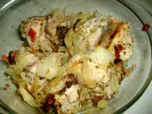 курица, запеченная в рукаве
